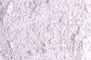 The texture of the cosmetic product. A skin serum or cleanser gel or moisturizer.