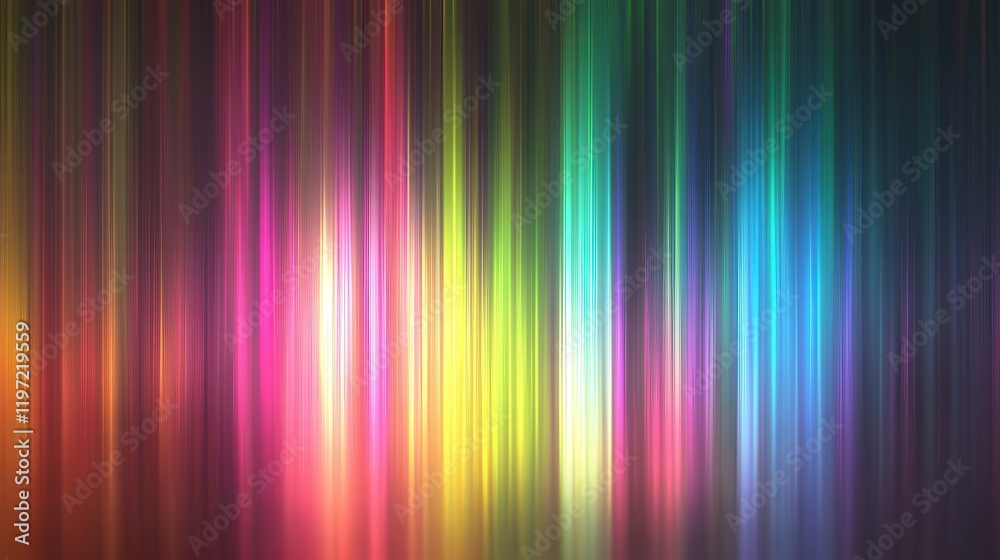 Poster vibrant abstract background with colorful light streaks creating dynamic visual flow and artistic en
