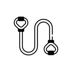 Resistance Band vector icon