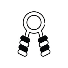 Hand Griper vector icon