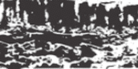 Distressed overlay texture of rusted peeled metal. grunge background. abstract halftone vector illustration