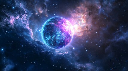 Obraz premium 非現実的で夢のような幻想的な世界