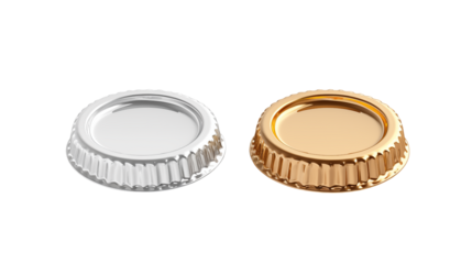 Gold and Silver Metallic Cupcake Liners Elegant Dessert Decoration Bakery Supplies Party Favors Festive Treats