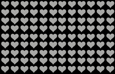Decorative hiny luxury glitter heart graphic wallpaper background frame modern and romantic