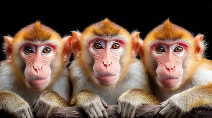 Captivating wildlife encounter with monkeys jungle environment animal photography vibrant ecosystem close-up view