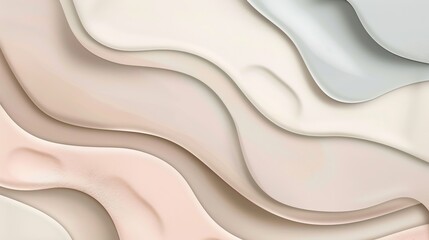  A beautiful abstract background featuring a soft blend of beige, pink, lilac, and blue hues, creating a visually appealing and calming aesthetic. The presence of a dusty purple color adds a touch 