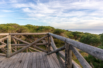 Rota, Stadt im Südwesten, Spanien,  Andalusien in der Provinz Cádiz / Costa de la Luz / Park neben dem Strand