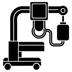 vector illustration of a microscope