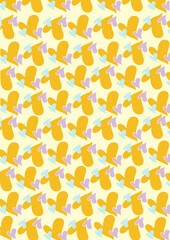 Abstract Colorful Heart Pattern Background