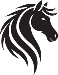 horse head silhouette