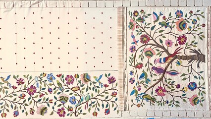 allover suit designs for creating dress like kurthi allover and saree