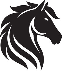 horse head vector