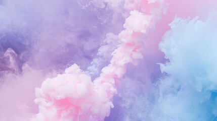 A beautiful abstract background featuring a soft blend of beige, pink, lilac, and blue hues, creating a visually appealing and calming aesthetic. The presence of a dusty purple color adds a touch