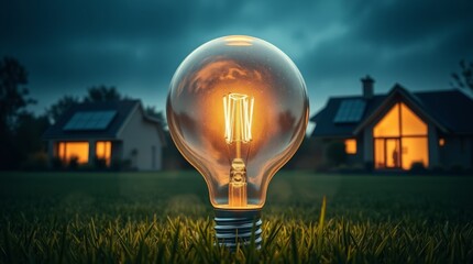 light bulb in the sky