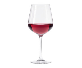 Elegant Red Wine Glass - Perfect for a Luxurious Dining Experience , isolated on white background PNG