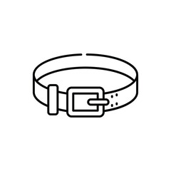 Weightlifting Belt vector icon