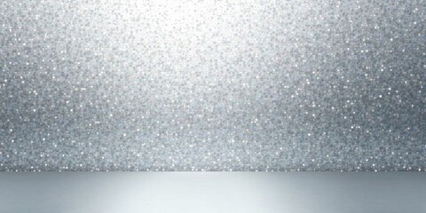 Shimmering silver glitter backdrop with a smooth, reflective surface ideal for product displays or elegant designs.