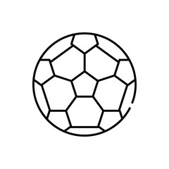 Obraz premium Soccer Ball vector icon