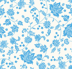 seamless floral pattern with flowers