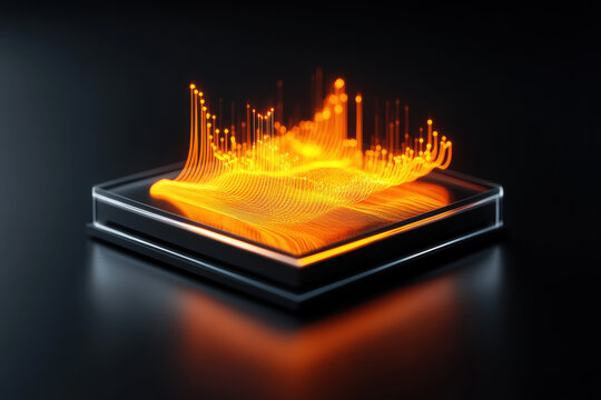 Electrical Conductivity, A high-fidelity 3D visualization showcasing the differences between alternating and direct current for educational and commercial use.