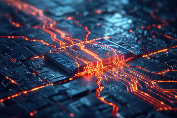 Electrical Conductivity, A detailed 3D visualization showcasing the electrical conductivity in a scientific context, highlighting high fidelity and advanced graphics.