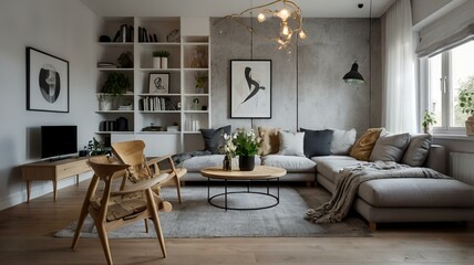 Fototapeta premium interior home design 