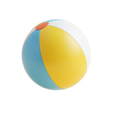 colorful inflatable beach ball ready for summer fun