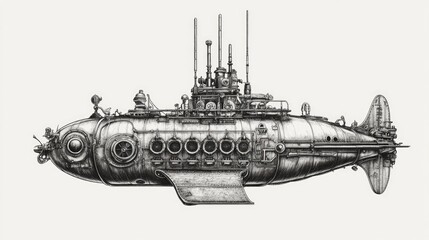 Nautilus: A Steampunk Submarine Masterpiece