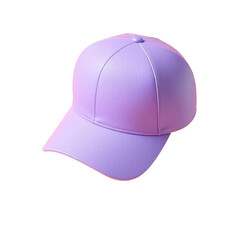 Fototapeta premium lavender baseball cap on a background
