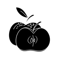 Fruit icon design template