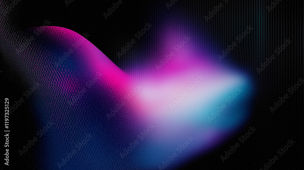 Poster abstract gradient background with a grainy texture in purple, blue, and pink tones. minimalist vecto