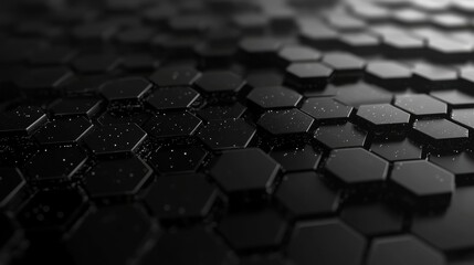 Digital technology background. Abstract hexagons background with lines and dots. Design for science, medicine or technology