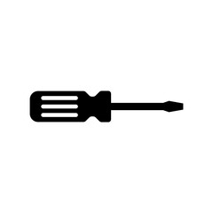 Screwdriver icon, repair symbol. Vector illustration.