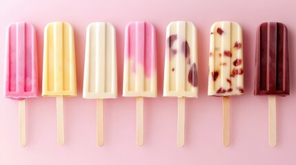 Multicolored Popsicles: A Delightful Summer Treat