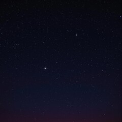 Fototapeta premium A starry night scene with a few bright stars and some fainter stars in the distance, cosmic, dark, universe, space, stars