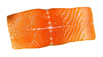 fresh raw salmon on transparency background, salmon png