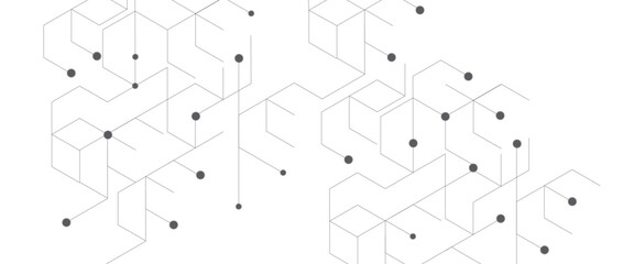 Vector abstract technology and science digital communication, high technology design line technology.	