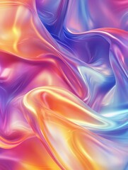 Obraz premium Abstract blurred gradient mesh background. Colorful smooth banner template.Trendy creative vector. Intense blank Holographic spectrum gradient for cover.