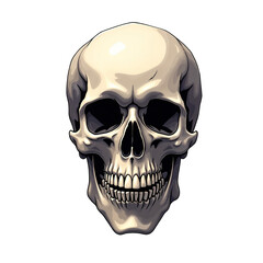 Fototapeta premium detailed of a human skull