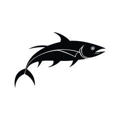 Naklejka premium Tuna fish Art & Illustration