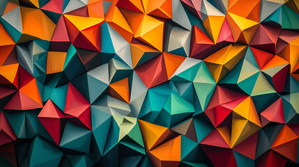 Obraz premium Abstract Polygonal Texture