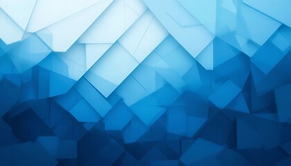 Fototapeta premium Abstract Blue Geometric Shapes Pattern Background