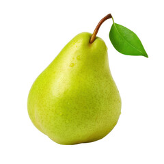 fresh pear fruit isolated on white or transparent png