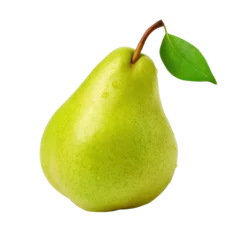  fresh pear fruit isolated on white or transparent png © David Kreuzberg