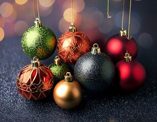  Christmas balls. Christmas decoration, 