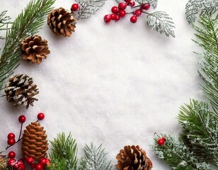 Christmas decoration. Frame of twigs christmas tree, brown natural