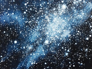 Obraz premium Stunning Abstract Nebula Cosmic Galaxy Space Art