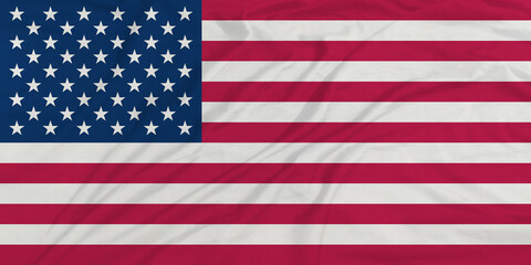 Naklejka premium United States of America Flag Waving Close Up