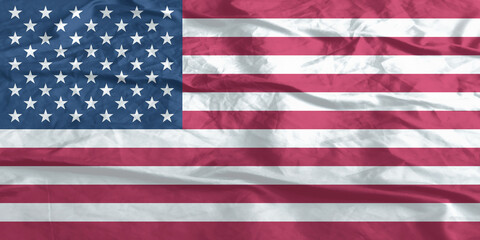 Obraz premium United States of America Flag Waving Close Up