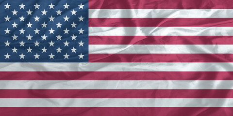 Obraz premium United States of America Flag Waving Close Up